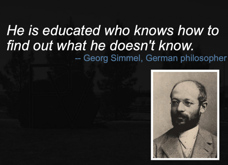 Educational quote by Georg Simmel