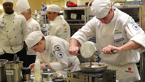 ProStart Students cooking